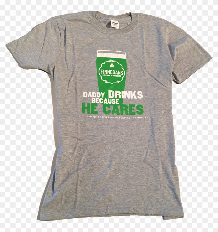 Finnegans Daddy Drinks T-shirt - Active Shirt Clipart #2204878