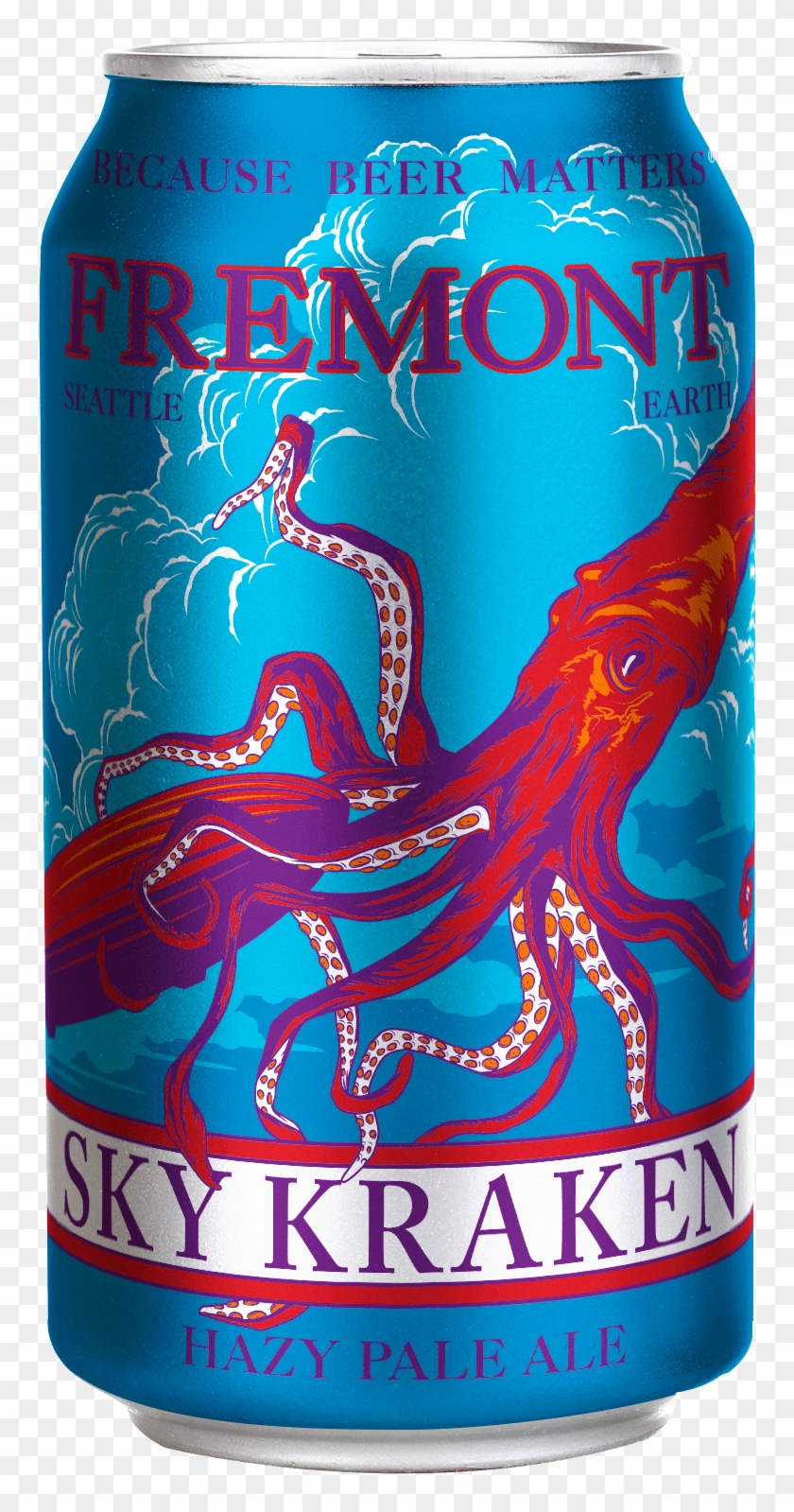 Fremont Brewing Releases The Sky Kraken - Fremont Brewing Sky Kraken Clipart #2204944
