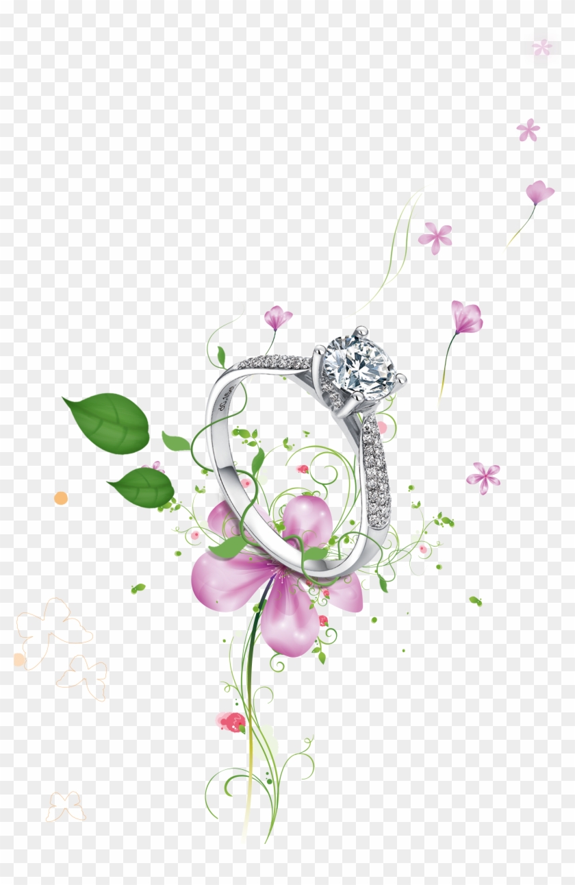 Falling In Love Wedding Ring Diamond - Ring Clipart