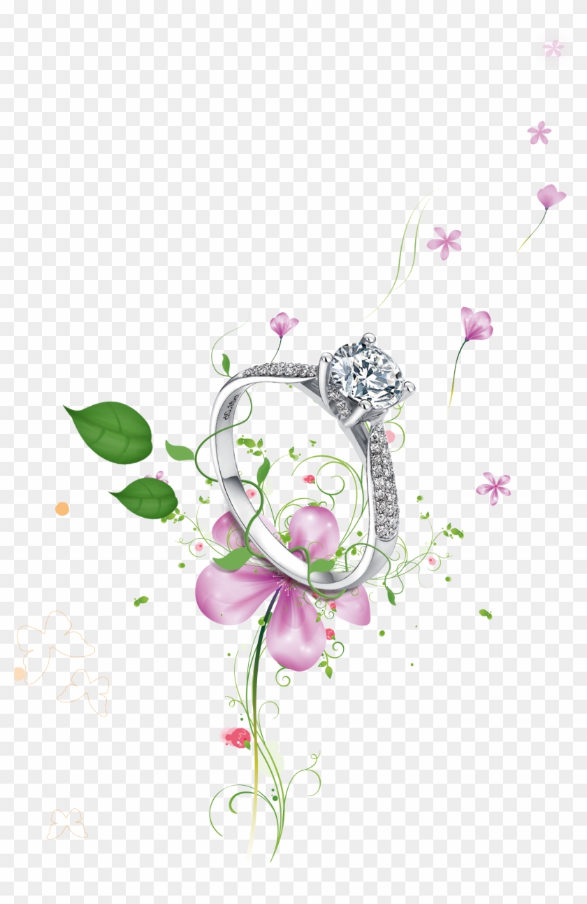 Falling In Love Wedding Ring Diamond - Ring Clipart #2205105
