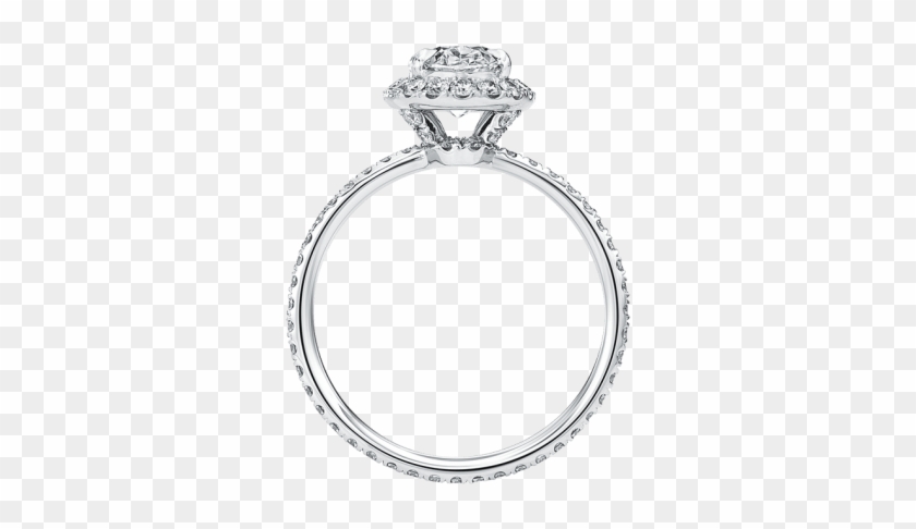 Harry Winston Solitaire Engagement Ring - Single Ring Png Clipart