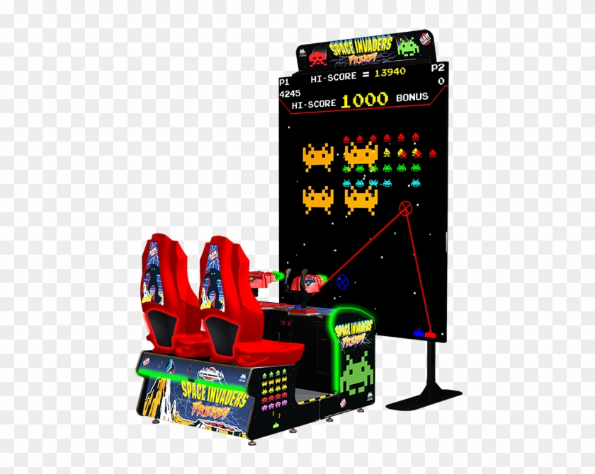 Space Invaders Frenzy - Space Invaders Raw Thrills Clipart