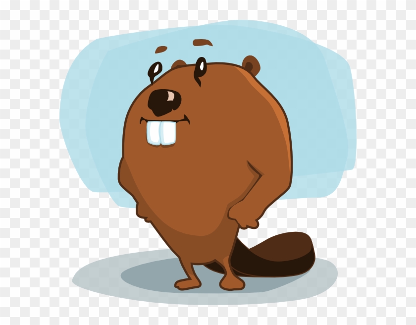 Small - Beaver Cartoon Clipart
