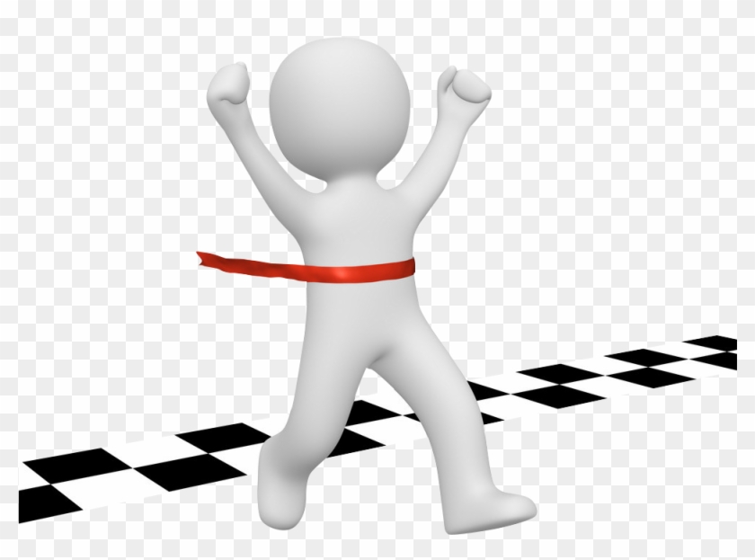Cross The Finish Line Clipart - Png Download #2205594