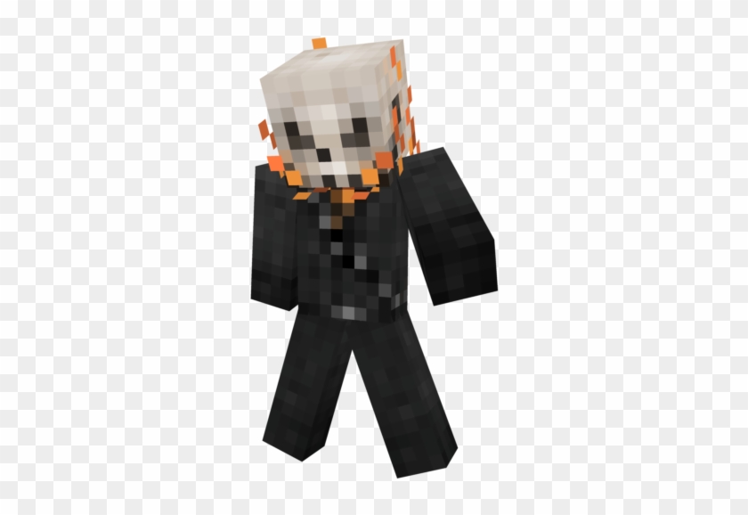 Ghost Rider Minecraft Skin 245826 - Ghost Rider Minecraft Skin Clipart #2205803