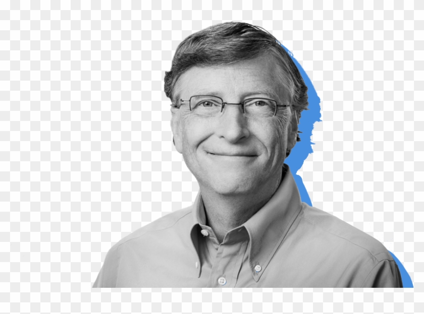 Bill Gates Profile - Bill Gates Transparent Background Clipart