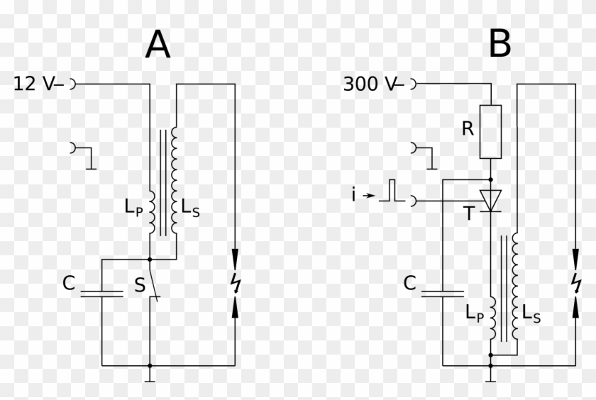 Open - Bobina De Encendido Diagrama Clipart #2205882