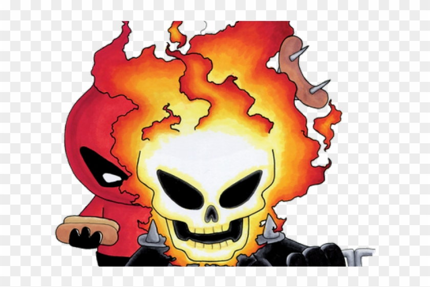 Ghost Rider Clipart Mini - Illustration - Png Download