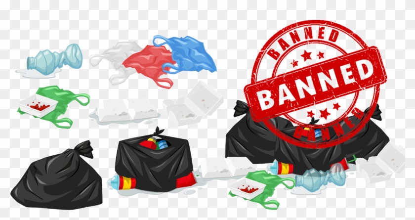 Maharashtra State Put A Ban On Plastic And Thermocol - Plastic Clipart