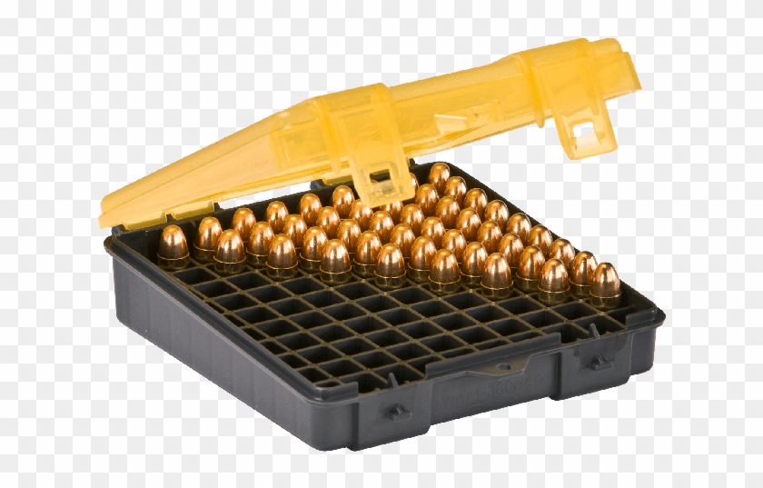 100-count Handgun Ammo Case - 9mm Ammo Box Clipart #2206709