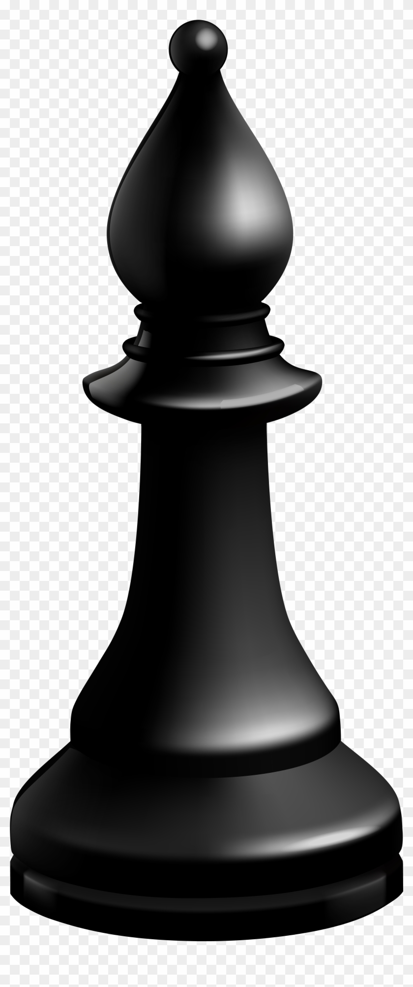 Chess Pieces Bishop Black Clipart