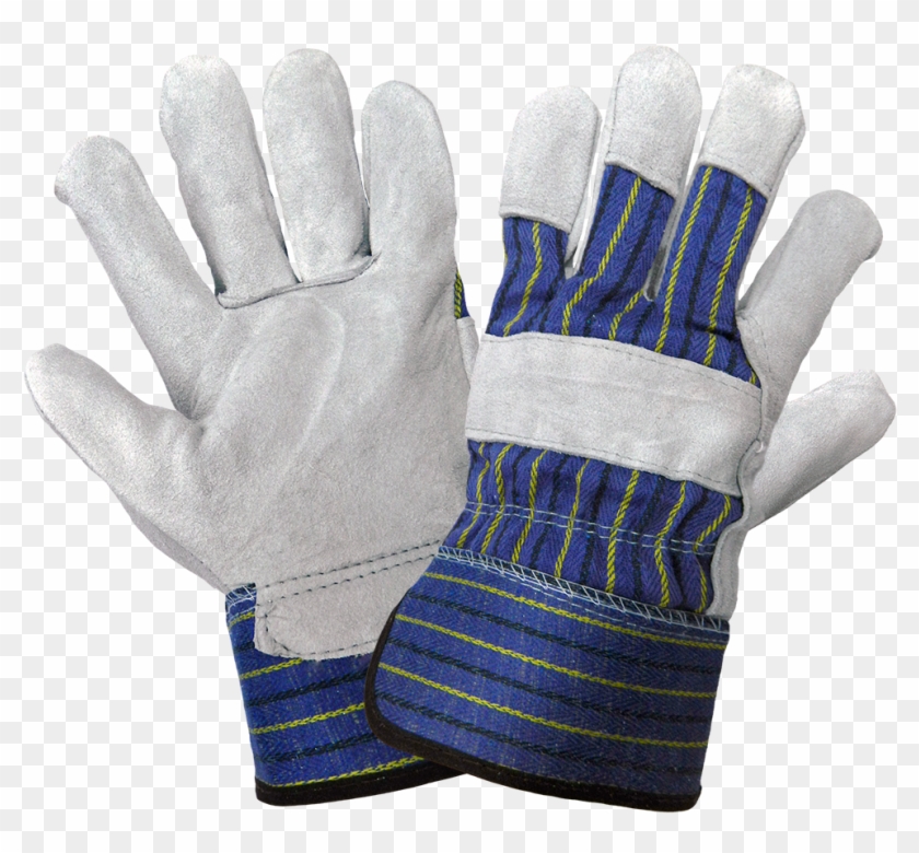 Premium Split Cowhide Leather Palm Gloves - Safety Glove Clipart #2207474