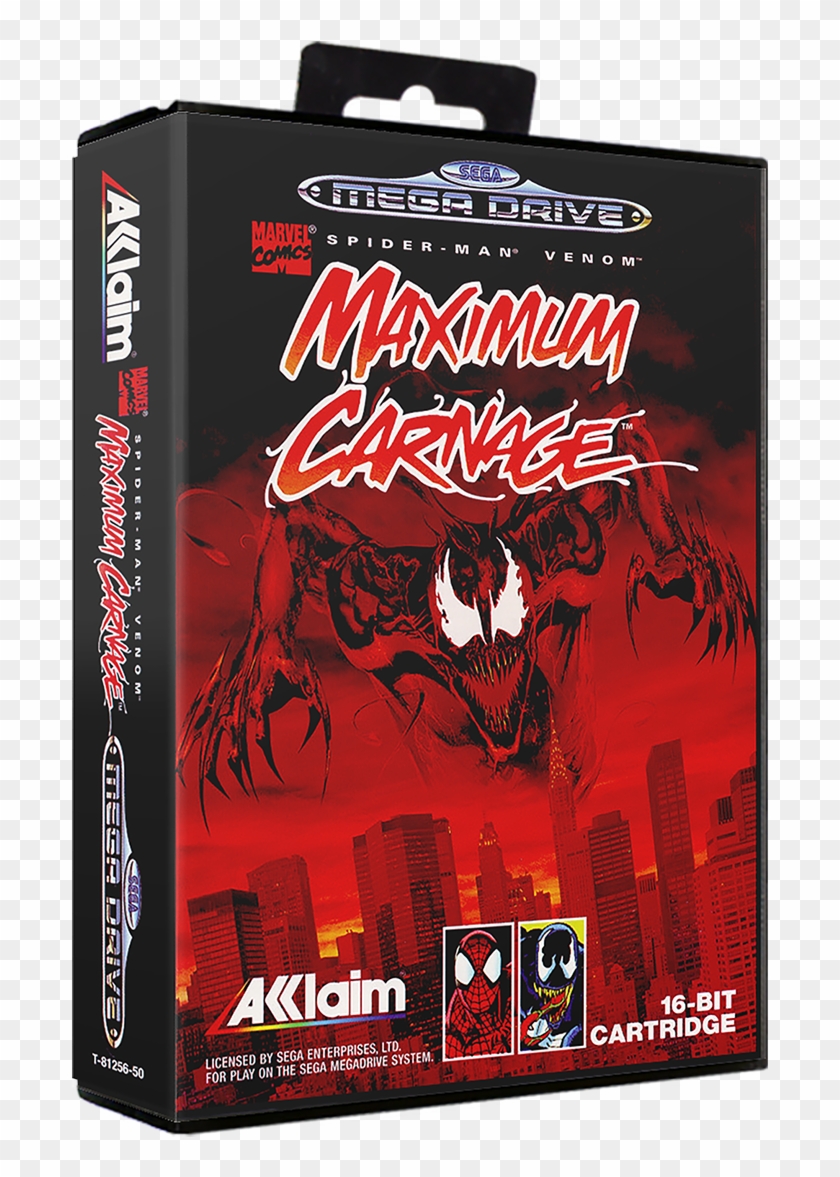 Spider-man & Venom - Spider Man And Venom Maximum Carnage Poster Clipart