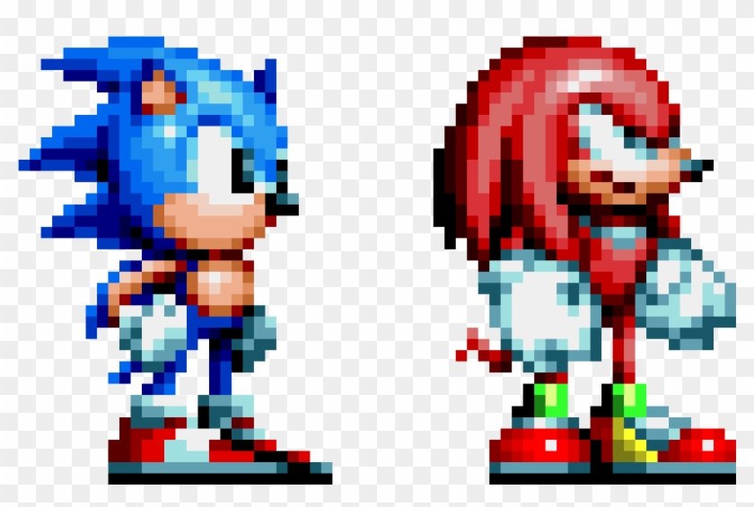 Sonic And Knuckles - Sonic Mania Sprite Gif Clipart