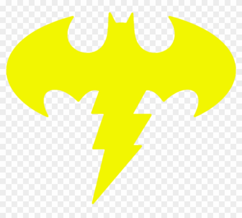 Batman/shazam Logo Test 1 By Kalel7 On Deviant - Cool Lightning Bolt Iphone Clipart #2209279