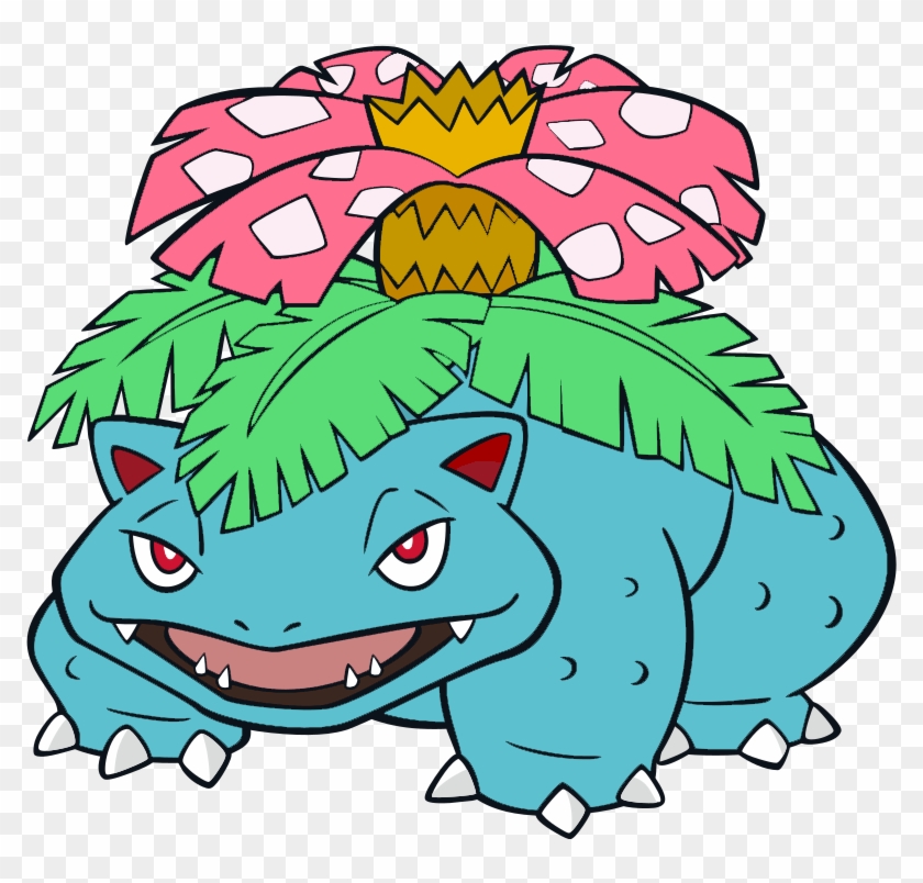 Seed Pokemon The Scent Of The Flower On Venusaur S Venusaur Png Clipart 2209418 Pikpng