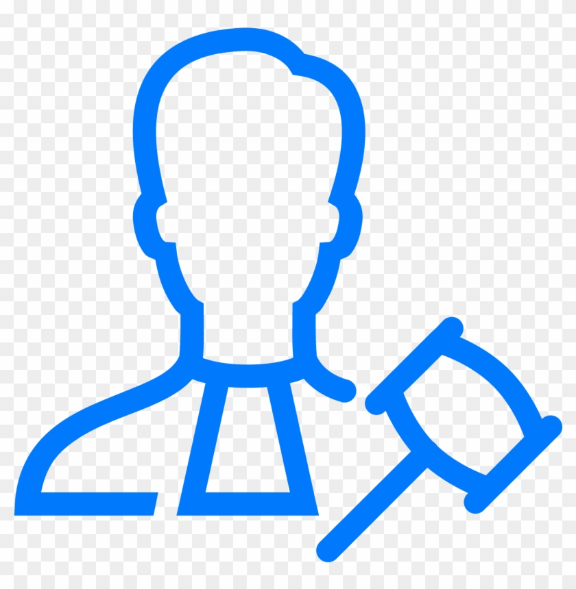 Court Vector Judge - Mac Os User Icon Clipart #2209420