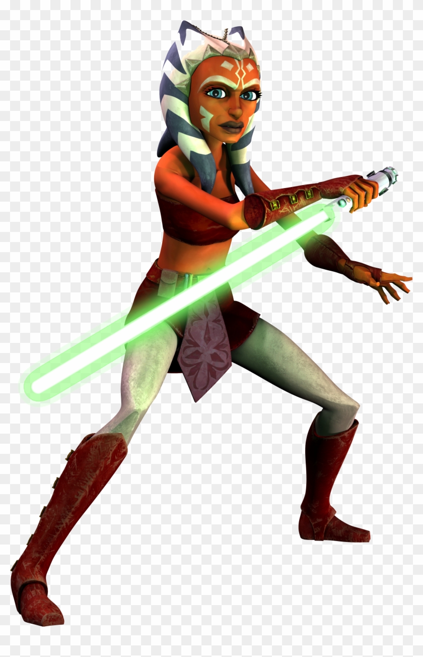Star Wars Clipart Ahsoka - Ahsoka Tano Star Wars The Clone Wars - Png Download