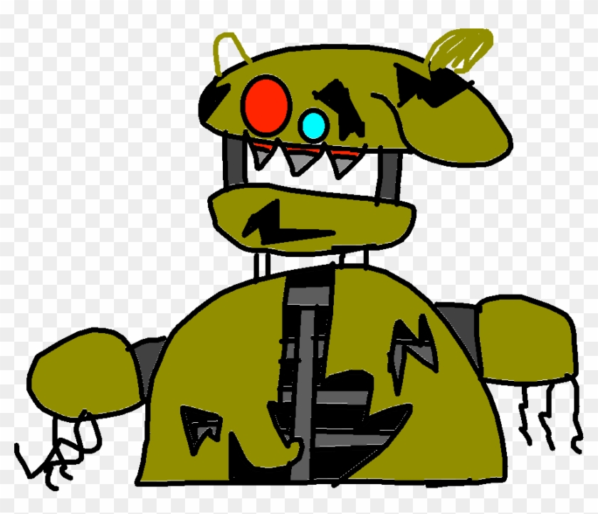 Springtrap - Drawing - Cartoon Clipart