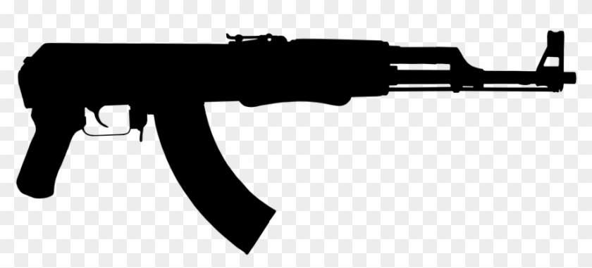 Ak 47 Png - Ak 47 Silhouette Clipart