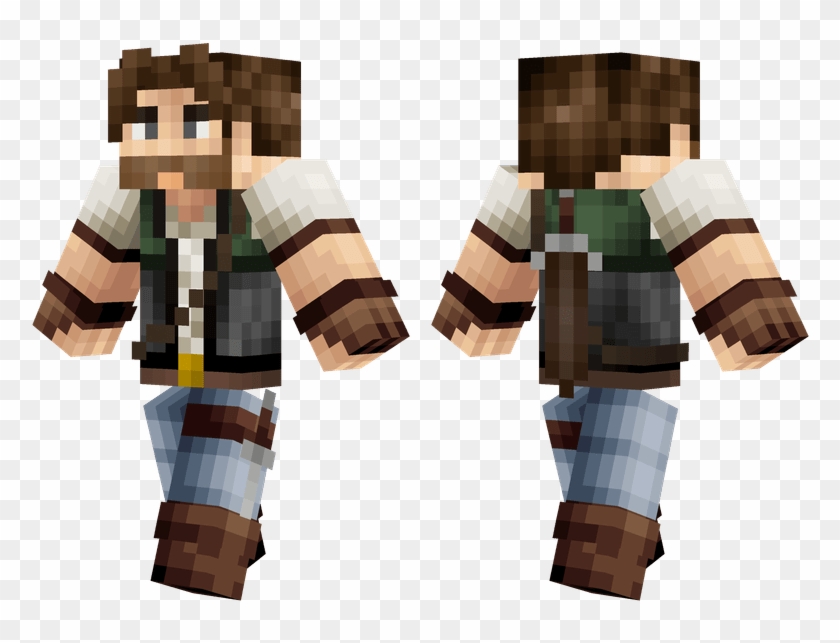 Minecraft Animal Hunter Skin Clipart #2211028