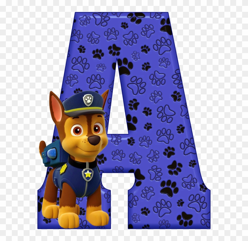 Alfabeto Decorativo - Alfabeto - Patrulha Canina - - Letras Da Patrulha Canina Clipart