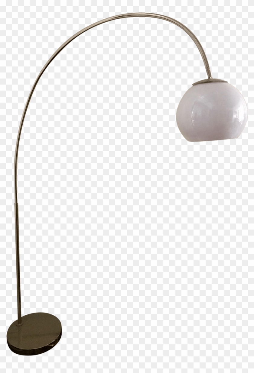 Modern West Elm Overarching Acrylic Shade Floor Lamp - Lamp Clipart #2211538
