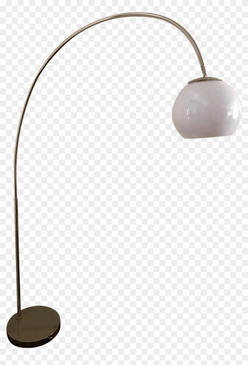 Modern West Elm Overarching Acrylic Shade Floor Lamp - Lamp Clipart