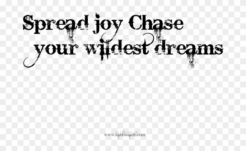 Chase Your Wildest Dreams - Calligraphy Clipart