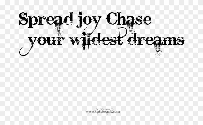 Chase Your Wildest Dreams - Calligraphy Clipart #2211596