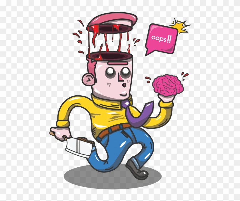 Funny Accident - Cartoon Clipart #2211597