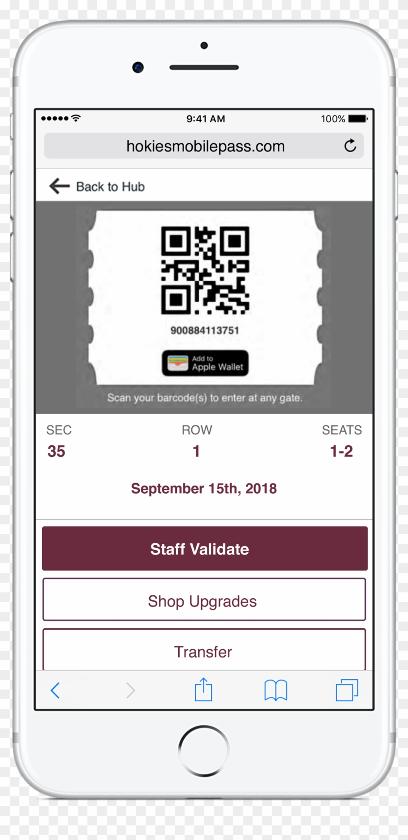 Scan In At Any Gate And Enjoy The Game Clipart #2212638