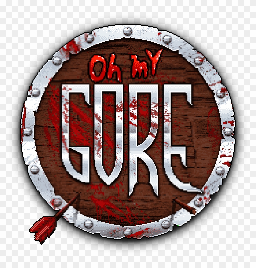 Logo Oh My Gore Shield Hires - Graphic Design Clipart