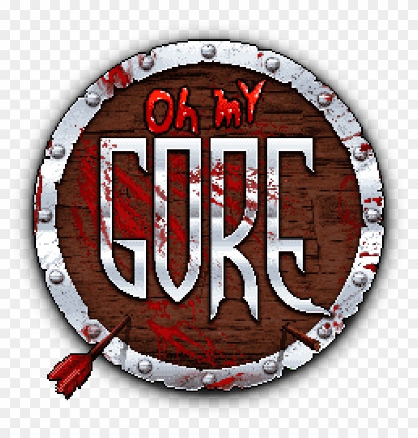 Logo Oh My Gore Shield Hires - Graphic Design Clipart #2212910