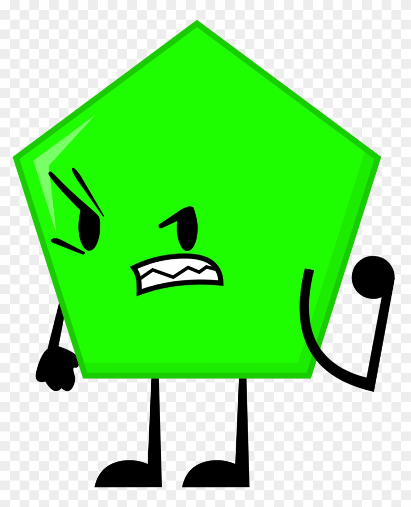 Pentagon Clipart Green - Inanimate Objects Green Pentagon - Png Download #2212973