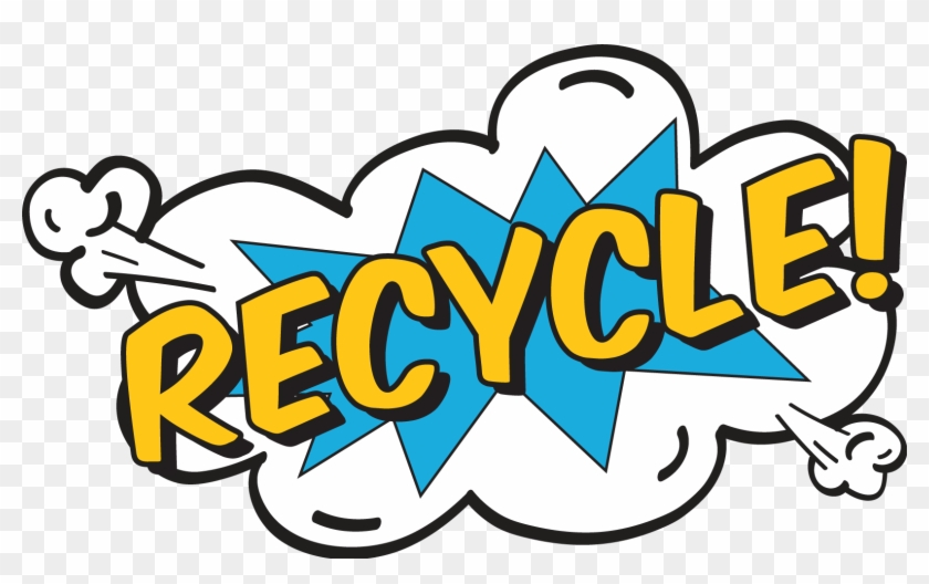 One Big Bin And Disposal Made Easy - Recycle Word Png Clipart