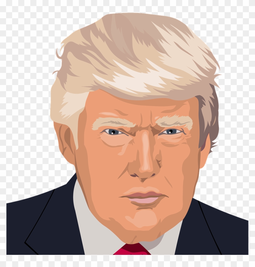 Donald Trump Kiss Art Clipart