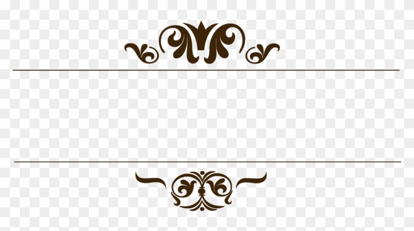 Molduras Png - Vintage Border Line Png Clipart