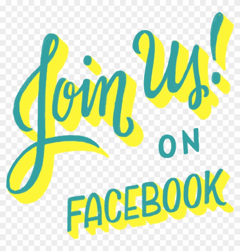 Join Us On Facebook - Calligraphy Clipart