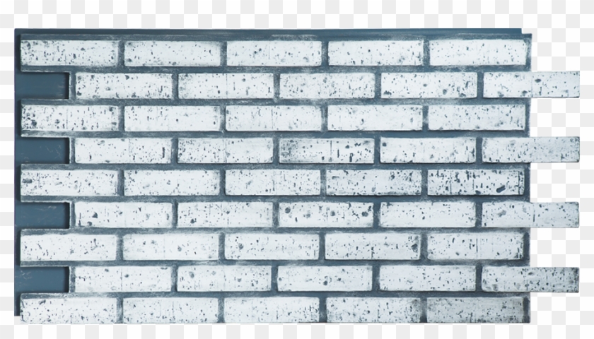 Brick White - Трафарет Кирпичная Стена Clipart