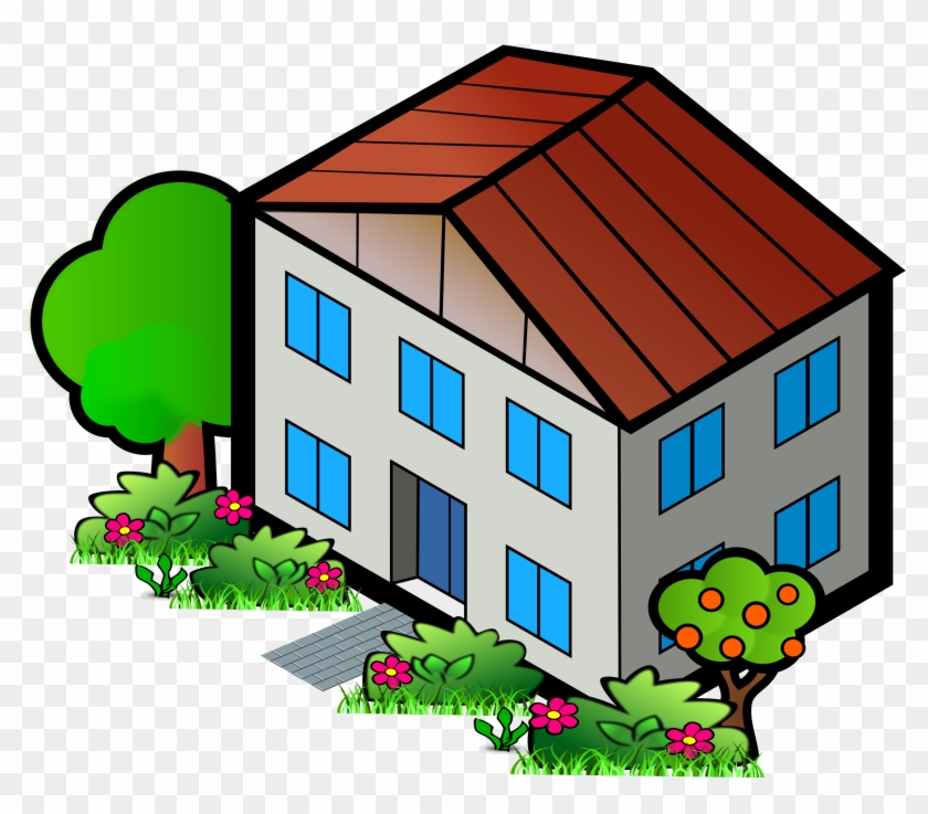 Up House Clipart - Transparent Background Clipart Png House Cartoon #2216610