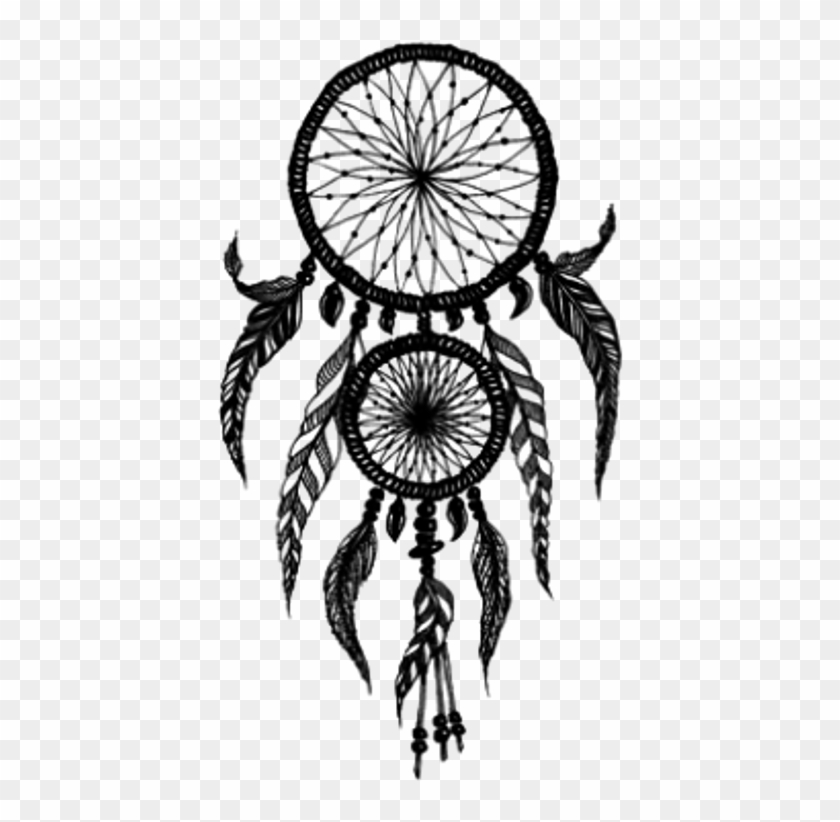 #dramcatcher #atrapasueños #png #tumblr #stickerstumblrs - Dream Catch Black And White Clipart