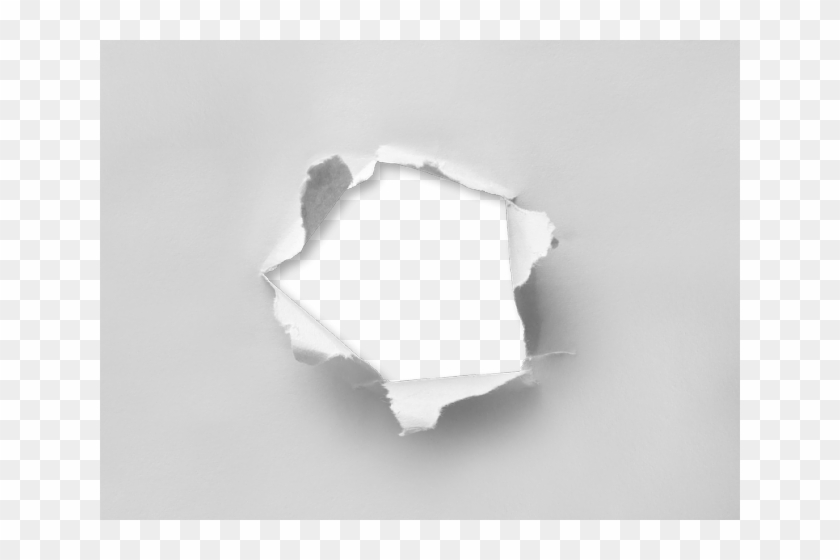 Broken Paper Png - Torn Paper Hole Png Clipart