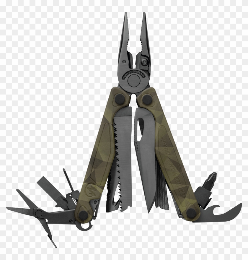 Leatherman Charge Multi-tool, Open View, Forest Camo, - Leatherman Charge Forest Camo Clipart
