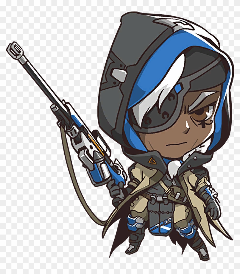 Ana Bots Training Overwatch Ana Small - Overwatch Ana Cute Spray Clipart