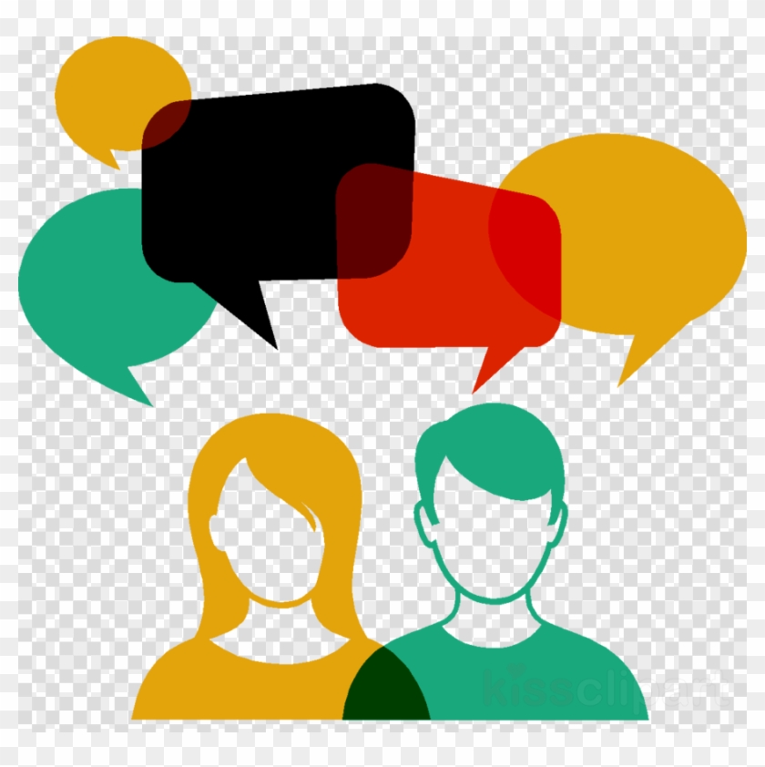 People With Speech Bubbles Clipart Speech Balloon Stock - People With Speech Bubbles Clipart - Png Download