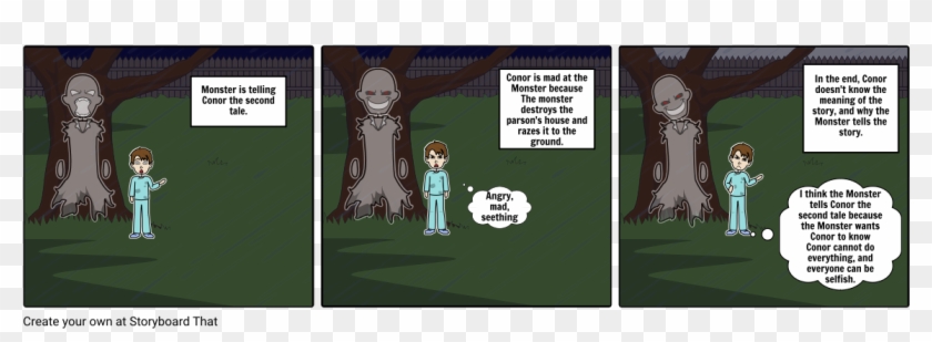 The Monster Calls - Cartoon Clipart #2218409