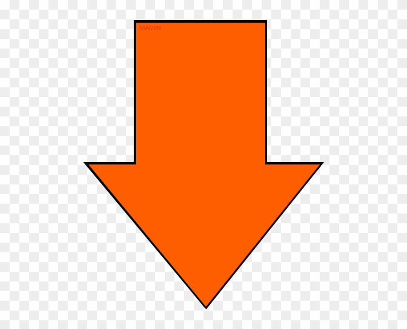 Orange Arrow Clipart #2218579