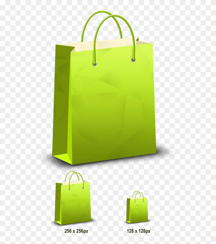 Preview Of Green Shopping Bag Graphic - Transparent Background Shopping Bag Png Clipart