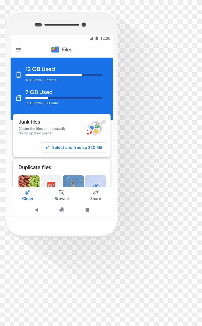 Free Up Space - Google App Redesign Clipart